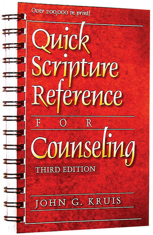 Quick Scripture Reference 3rd Edition  John G Kruis